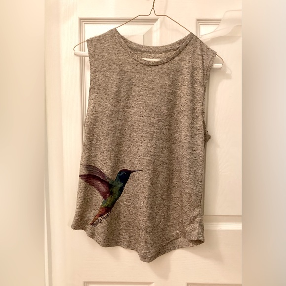 Hummingbird gray T-shirt M - Picture 1 of 9